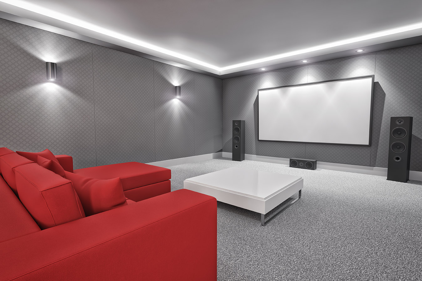 Luxury Home Theater And Media Room smart home installations-Xbytes
